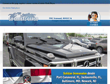 Tablet Screenshot of goglobalcargo.com